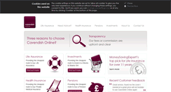 Desktop Screenshot of cavendishonline.co.uk
